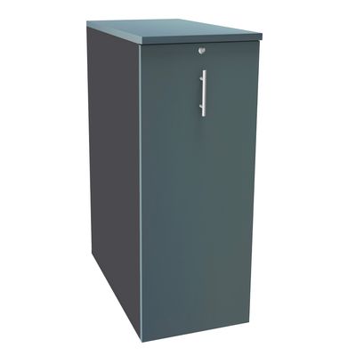 3253310171053-Caisson TOWER - L44 x H114 x P80 cm - 3 tablettes + 1 support DS réglable - structure anthracite --P_400002643_1-0