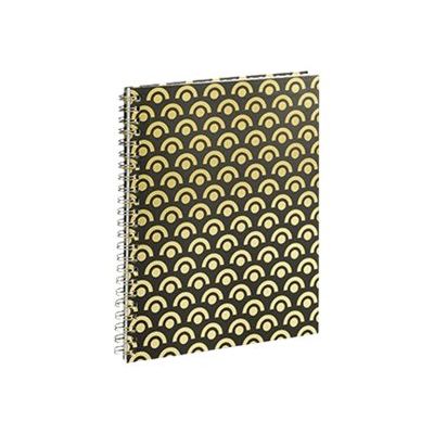 3700368754023-Carnet à spirale 16 x 20 cm - Le Coq en papier Blue Art - Black vinyle-P_400004522_1-0