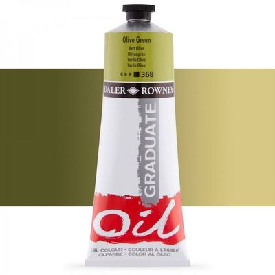 50808113-Daler-Rowney Graduate 368 - Peinture à huile - 38 ml - vert olive-P_400005234_1-0