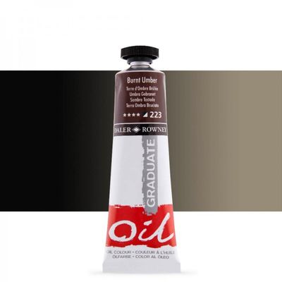 50808229-Daler-Rowney Graduate 247 - Peinture à huile - 38 ml - terre d'ombre naturelle-P_400005244_1-0