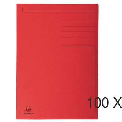 3130634490391-Exacompta Forever - 100 Chemises imprimées format folio - 280 gr - rouge-P_400010978_1-0
