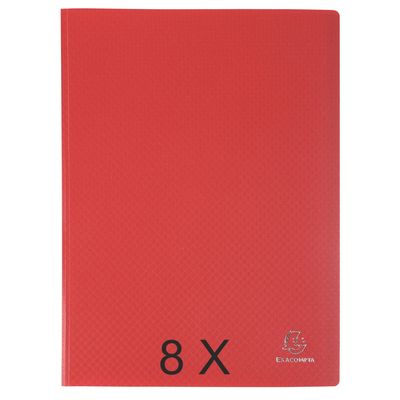 3130632088651-Exacompta Opak - 8 Porte vues - 120 vues - A4 - rouge-P_400011746_1-0