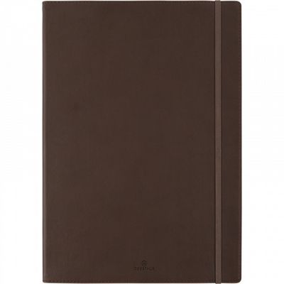 3108724534102-Oberthur Balthazar - Carnet de notes souple A4 - ligné - 200 pages - brun-P_400013819_1-0