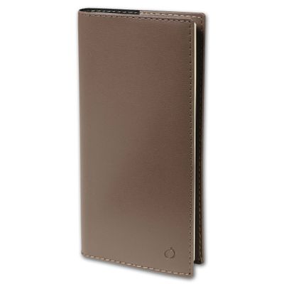 3371010286546-Agenda de poche spiralé Soho Italnote S - 1 semaine sur 2 pages - 8,8 x 17 cm - marron glacé - Quo Va--0
