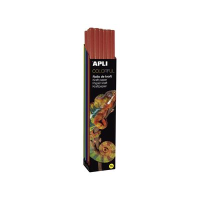 0000005809424-Apli Agipa - Papier cadeau kraft - 100 cm x 3 m - 70 g/m² - rouge--0