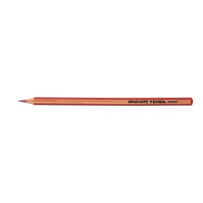 4084900214541-Lyra Graduate - Crayon de couleur - rouge indien--0