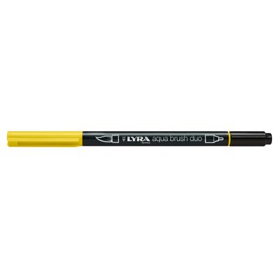 4084900603512-Lyra Aqua Brush Duo - Feutre pinceau double pointe - jaune clair--0