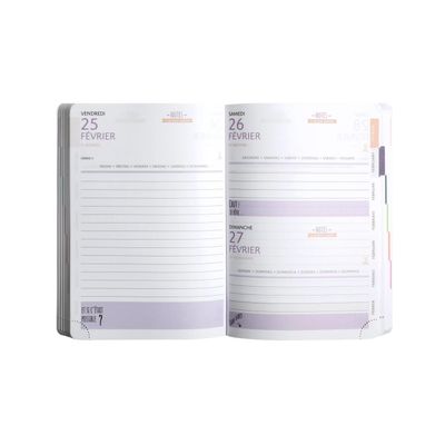 3660942072496-Agenda Ariel - 1 jour par page - 12 x 17 cm - disponible dans différentes couleurs - Exacompta--3