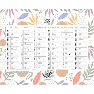 3371010469192-Quo Vadis - Calendrier Fantaisie - 27 x 21 cm - Exotique--1
