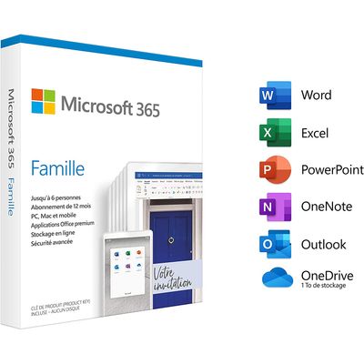 0889842331752-Microsoft 365 Family - version boîte (1 an) - jusqu'à 6 personnes--0