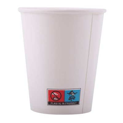 3700701900087-ISAP - 50 gobelets en carton -  hauteur 7.6 cm - 20 cl - jetable - blanc--0