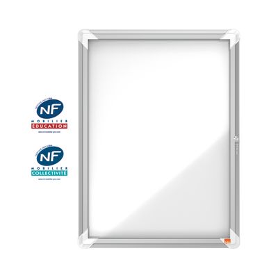 5028252064033-Nobo - Vitrine extérieure 4 A4 (494 x 668 mm) - cadre aluminium fond métal--0