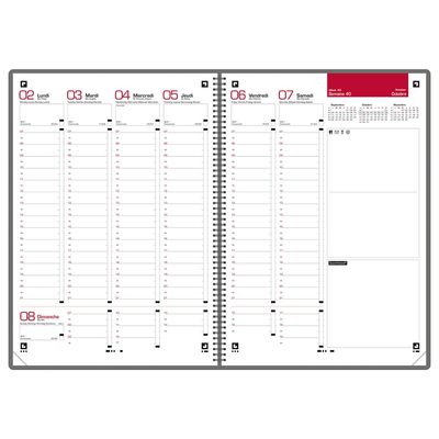 3147280219931-Agenda à spirale Oxford Mode - 1 semaine sur 2 pages - 21 x 29,7 cm - bleu marine - Hamelin--1