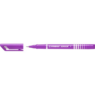 4006381491891-STABILO SENSOR F - Feutre d'écriture - pointe fine - lilas--0
