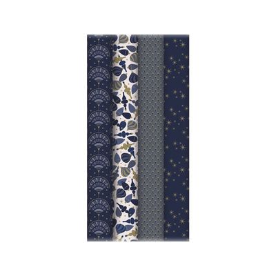 3329682020661-Clairefontaine Excellia Christmas - Papier cadeau - 70 cm x 2 m - différents modèles disponibles (nui--0