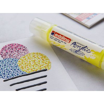 4057305028211-Edding 5400 3D liner - Marqueur acrylique à deux pointes - rouge--9