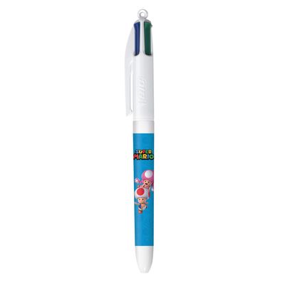 3086123682597-BIC 4 Couleurs Super Mario - Stylo à bille 4 couleurs - 1 mm - différents modèles disponibles--1