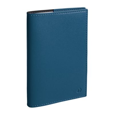 3371010488872-Agenda Soho President Prestige - 1 semaine sur 2 pages - 21 x 27 cm - bleu acier - Quo Vadis--0