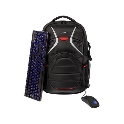 5051794021509-Targus Strike Gaming - Sac à dos pour ordinateur portable 17,3" - noir/rouge--2