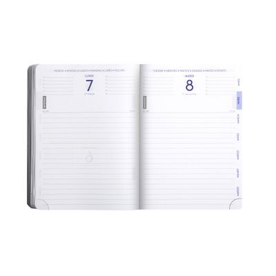 3660942079907-Agenda Empreinte - 1 jour par page - 12 x 17 cm - or coeurs - Exacompta--1