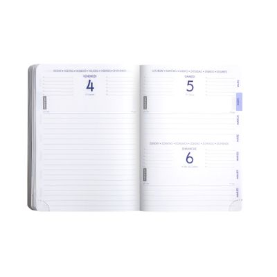 3660942079907-Agenda Empreinte - 1 jour par page - 12 x 17 cm - or coeurs - Exacompta--2