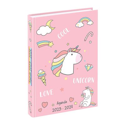3135257453136-Agenda Bubbles - 1 jour par page - 12 x 17 cm - rose ou bleu - Viquel--1