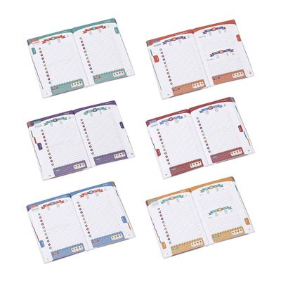 3135257473332-Agenda Disco - 1 jour par page - 12 x 18 cm - bronze ou bleu - Viquel--5
