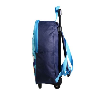 3666311015590-Sac maternelle à roulettes Mickey - 1 compartiment - bleu - Bagtrotter--1