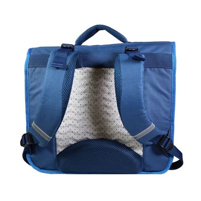 3666311001463-Cartable Phileas Basket 38 cm - 2 compartiments - bleu - Bagtrotter--2