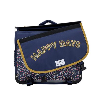 3663842007650-Cartable réversible Happy Blue 41 cm - 2 compartiments - liberty - Pol Fox--4
