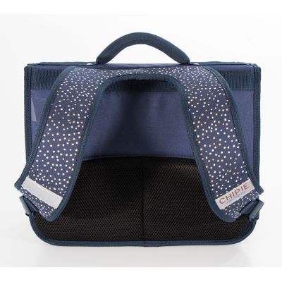 3045050442612-Cartable Chipie Dots - 2 compartiments - 38 cm - bleu - Hamelin--1