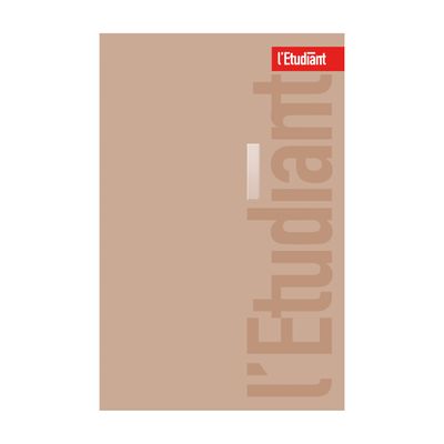 3147280152597-Agenda L'Étudiant Métal - 1 jour par page - 15 x 20 cm - or - Hamelin--0