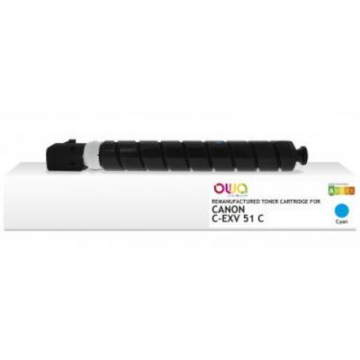 3112539858681-Cartouche laser remanufacturée Canon C-EXV51 - cyan - Owa--0