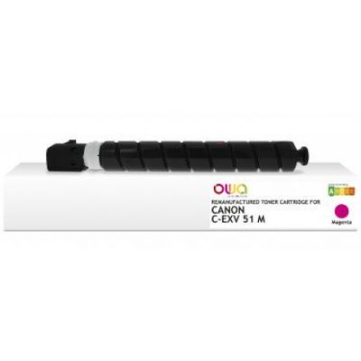 3112539858698-Cartouche laser remanufacturée Canon C-EXV51 - magenta - Owa--0