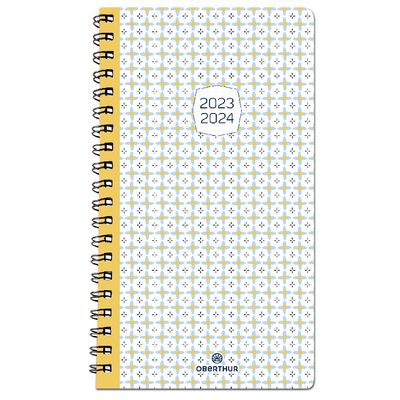 3664447146300-Agenda à spirale Graphik 16 poche - 1 semaine sur 2 pages - Morocco - Oberthur--0