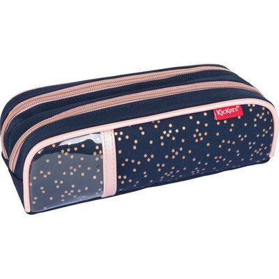 3664447148496-Trousse Kickers Girl - 2 compartiments - marine - Oberthur--1