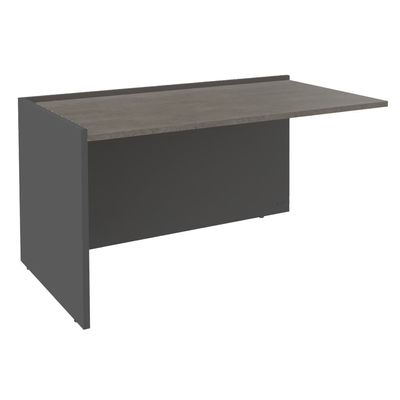 3253310268296-Banque d'accueil Module de départ bas OLA - L122,5 x H75,5 x P82,5 cm - structure carbone, plateau ch