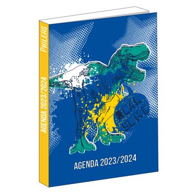 3666311016573-Agenda Phileas - 1 jour par page - 12 x 17 cm - dinosaure - Bagtrotter--0