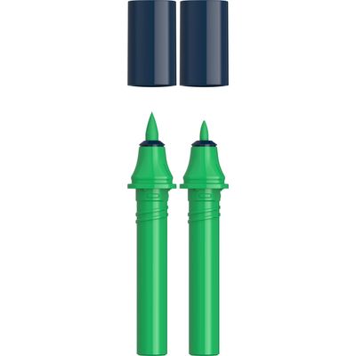 4004675158871-Schneider Paint-It 040 - pack de 2 cartouches de recharge Twin marker - 1 pointe ogive + 1 pointe pinceau - --0