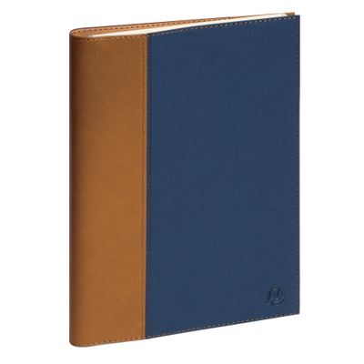 3660942080859-Agenda spiralé Denim Eurotime 24S - 1 semaine sur 2 pages - 16 x 24 cm - bleu - Exacompta--0