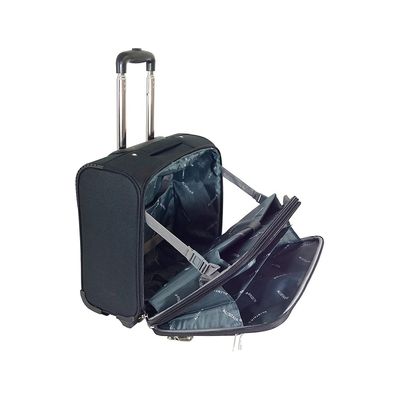 3173748240988-Carpentras Sign Cocoon - Trolley Pilot-case 15" - 2 compartiments - noir--1