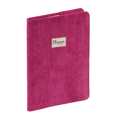 3371010501731-Agenda Colette Ministre avec répertoire - 1 semaine sur 2 pages - 16 x 24 cm - framboise - Quo Vadis--0