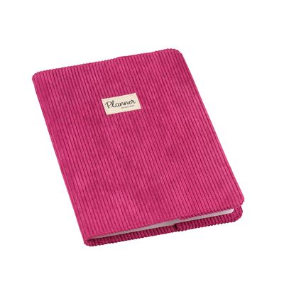 3371010501731-Agenda Colette Ministre avec répertoire - 1 semaine sur 2 pages - 16 x 24 cm - framboise - Quo Vadis--1