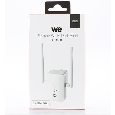 3304490426515-We - Répéteur Wi-Fi WE - dual band 1200 2.4GHz - blanc--2