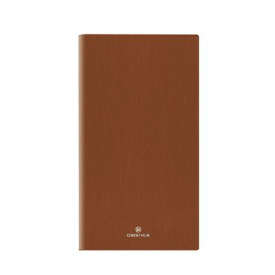 3664447159294-Agenda de poche Odessa - 1 semaine sur 2 pages - 9,5 x 17 cm - marron - Oberthur--0