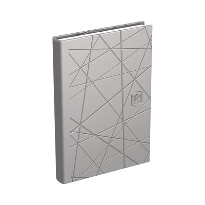 3147280261442-Agenda de poche Textura - 2 jours par page - 7,4 x 11 cm - gris - Oxford--0