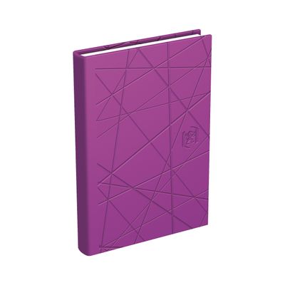 3147280261435-Agenda de poche Textura - 2 jours par page - 7,4 x 11 cm - violet - Oxford--0