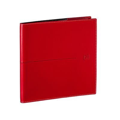 3147280268151-Agenda Voyage - 1 semaine sur 2 pages - 16 x 16 cm - rouge - Oxford--0