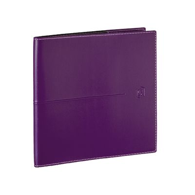 3147280268144-Agenda Voyage - 1 semaine sur 2 pages - 16 x 16 cm - violet - Oxford--0