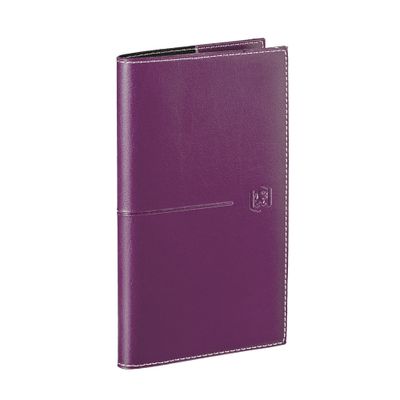 3147280268045-Agenda de poche Voyage - 1 semaine sur 2 pages - 9 x 17 cm - violet - Oxford--0